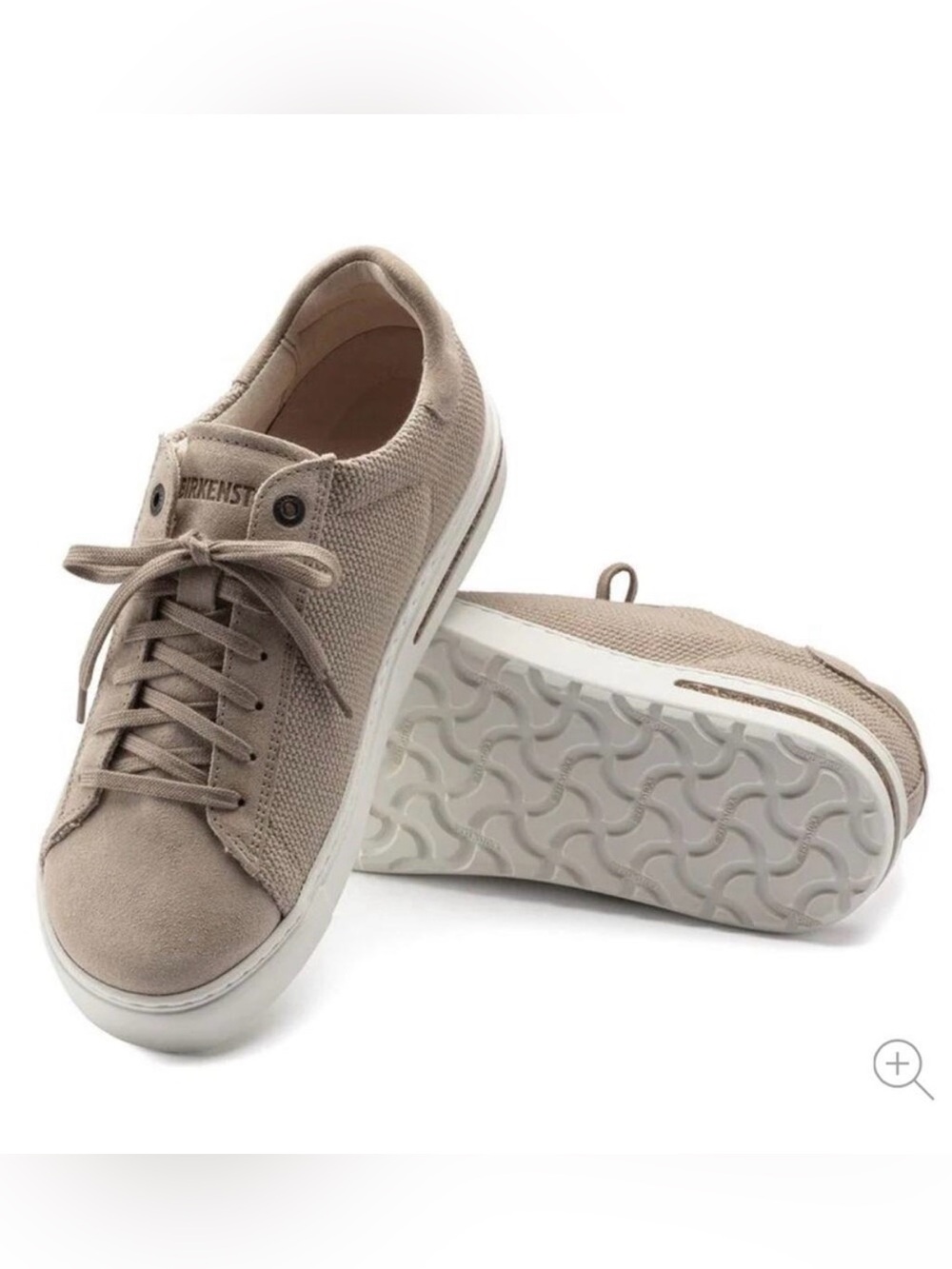 Birkenstock Bend Low Sandcastle Suede Canvas Sneakers Women’s Size 39